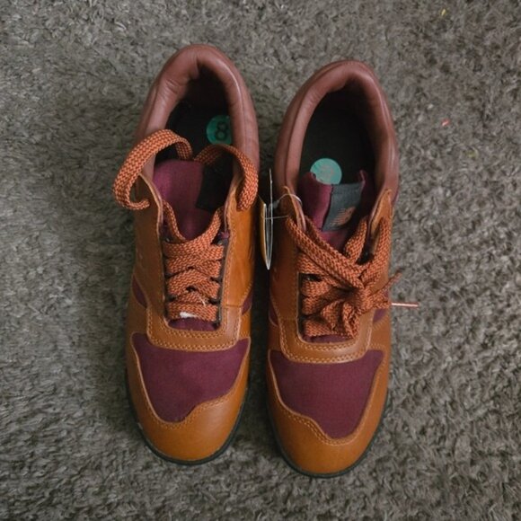 New Balance Men Size 8 Rainier Low Glazed Ginger Brown Red Sneaker 012026 - Picture 2 of 9